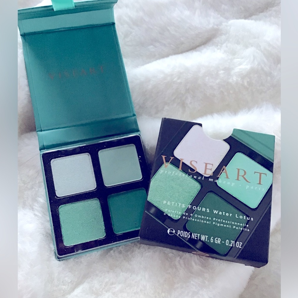 New Viseart Mini Petits Four Water Lotus  Eyeshadow palette In Box